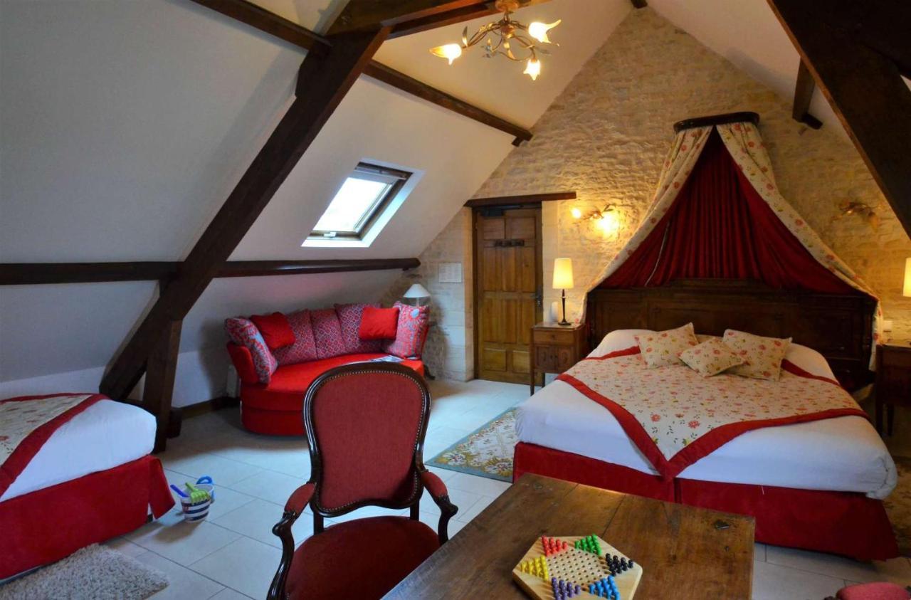 Hotel Le Manoir De Mathan Crepon A La Campagne 5 Mn D'Arromanches Et 10 Mn De Bayeux מראה חיצוני תמונה