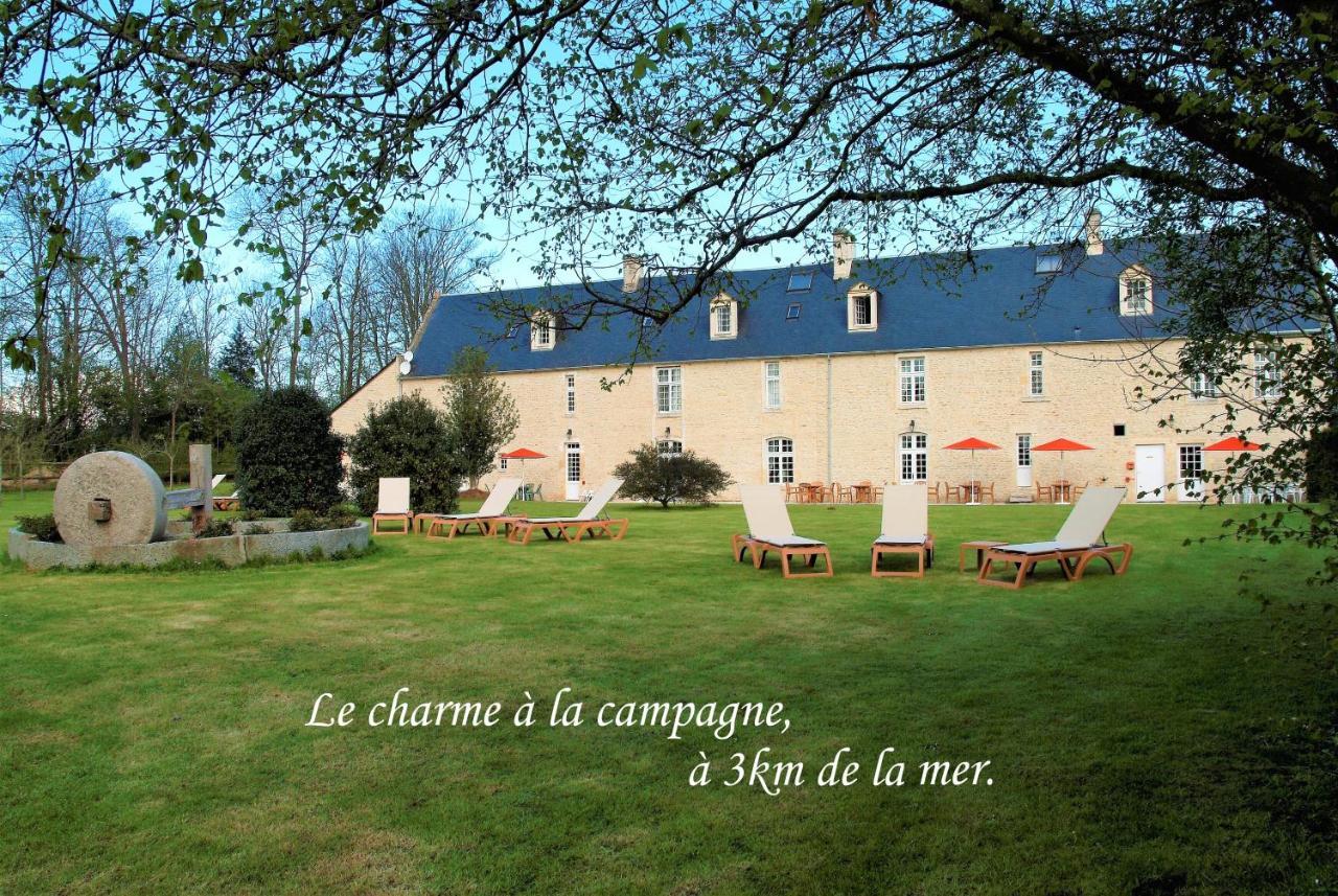 Hotel Le Manoir De Mathan Crepon A La Campagne 5 Mn D'Arromanches Et 10 Mn De Bayeux מראה חיצוני תמונה
