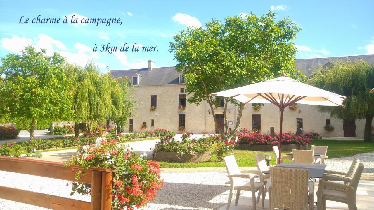 Hotel Le Manoir De Mathan Crepon A La Campagne 5 Mn D'Arromanches Et 10 Mn De Bayeux מראה חיצוני תמונה