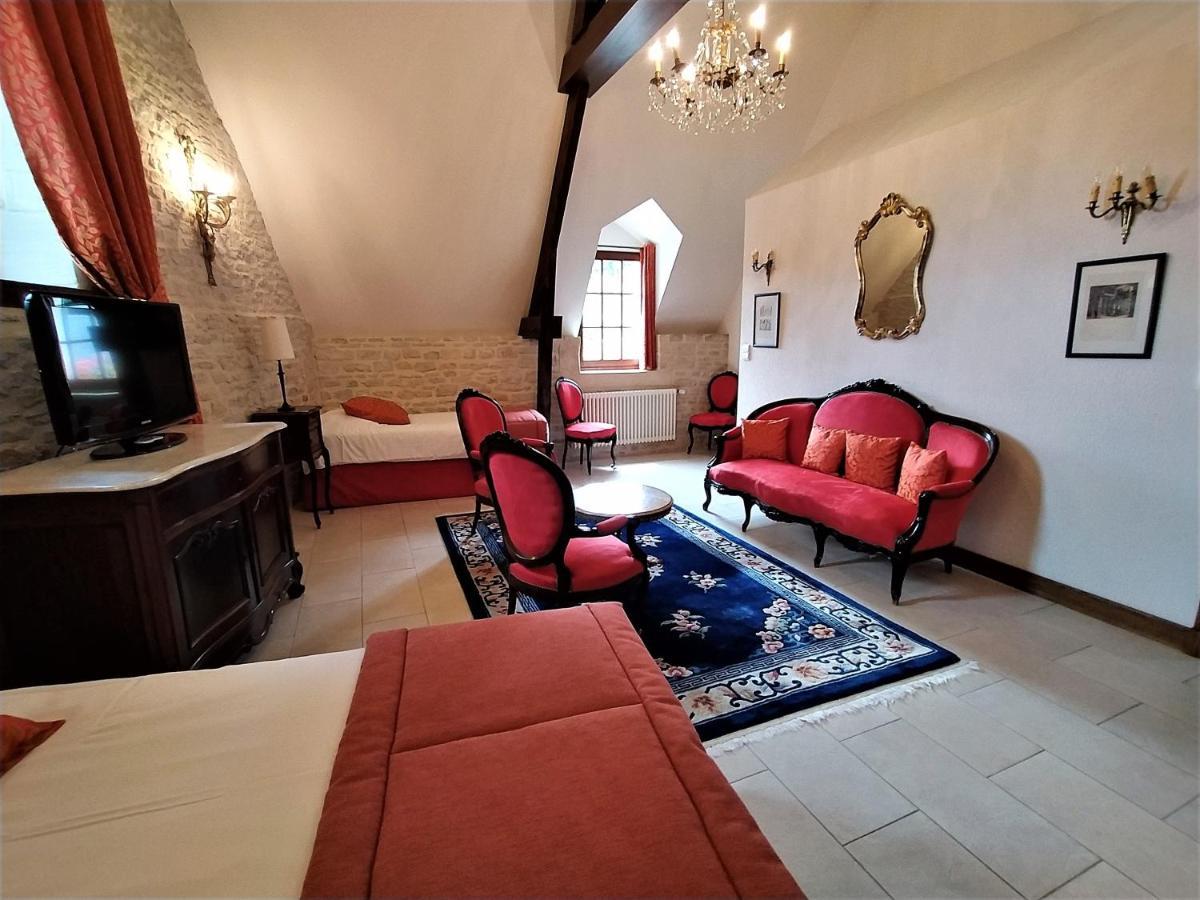 Hotel Le Manoir De Mathan Crepon A La Campagne 5 Mn D'Arromanches Et 10 Mn De Bayeux מראה חיצוני תמונה