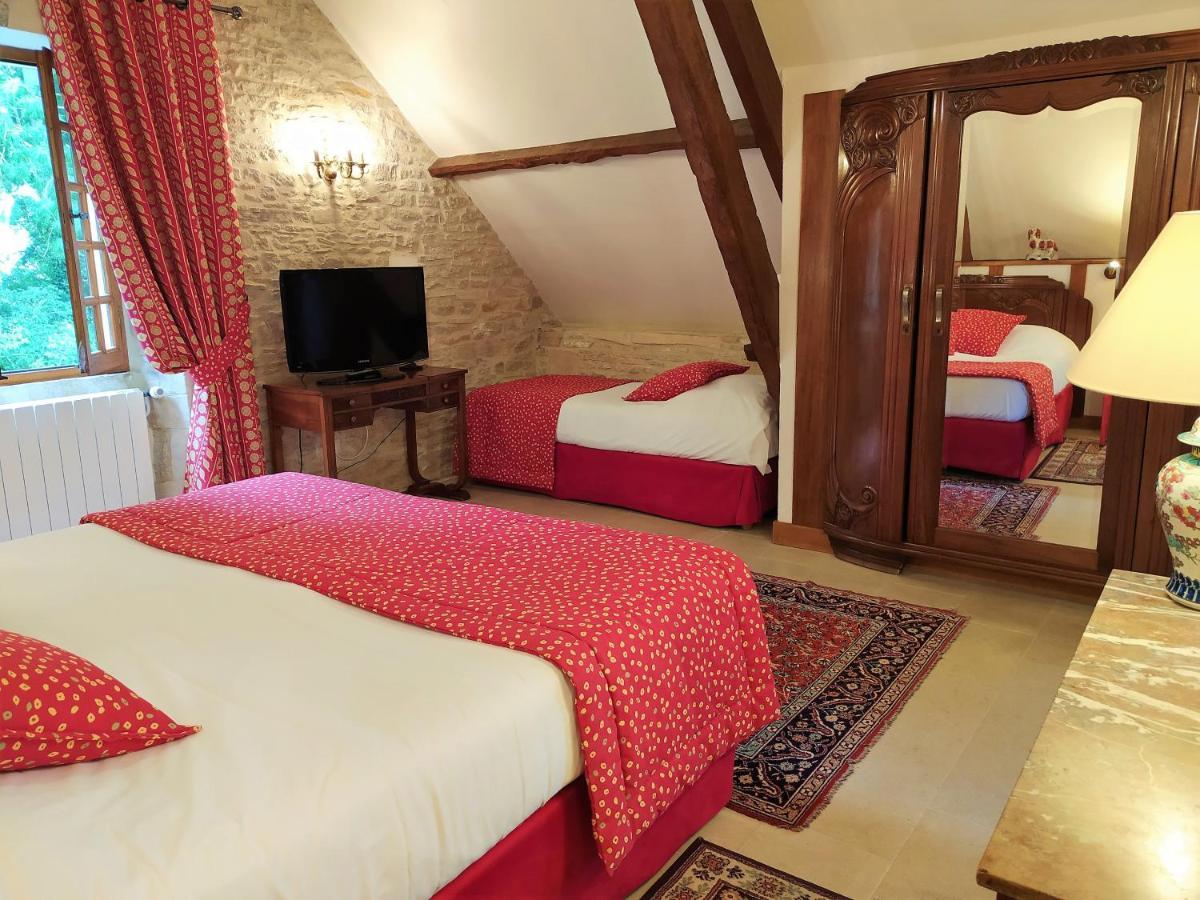 Hotel Le Manoir De Mathan Crepon A La Campagne 5 Mn D'Arromanches Et 10 Mn De Bayeux מראה חיצוני תמונה