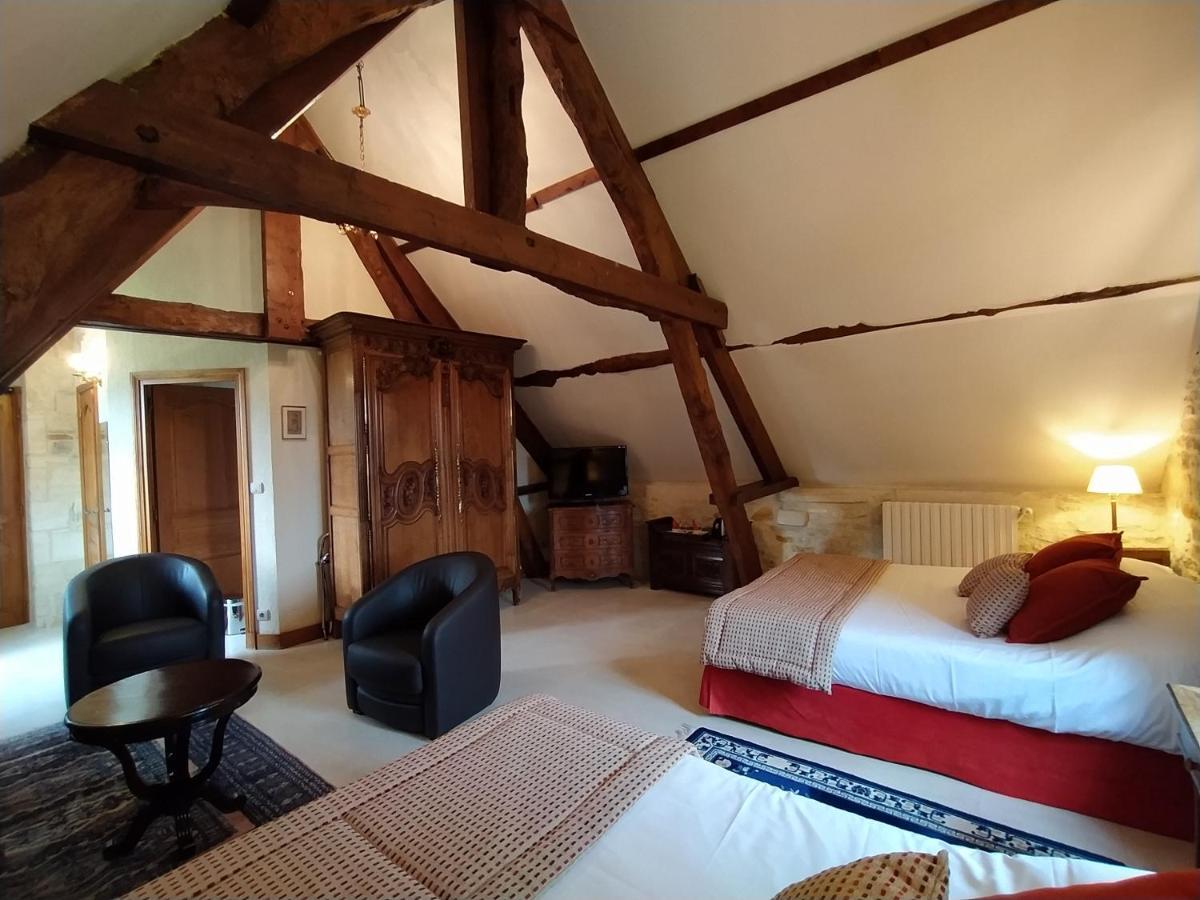 Hotel Le Manoir De Mathan Crepon A La Campagne 5 Mn D'Arromanches Et 10 Mn De Bayeux מראה חיצוני תמונה